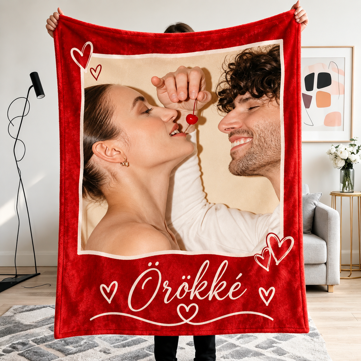 EmlékÖlelő – Egyedi Fényképes Takaró