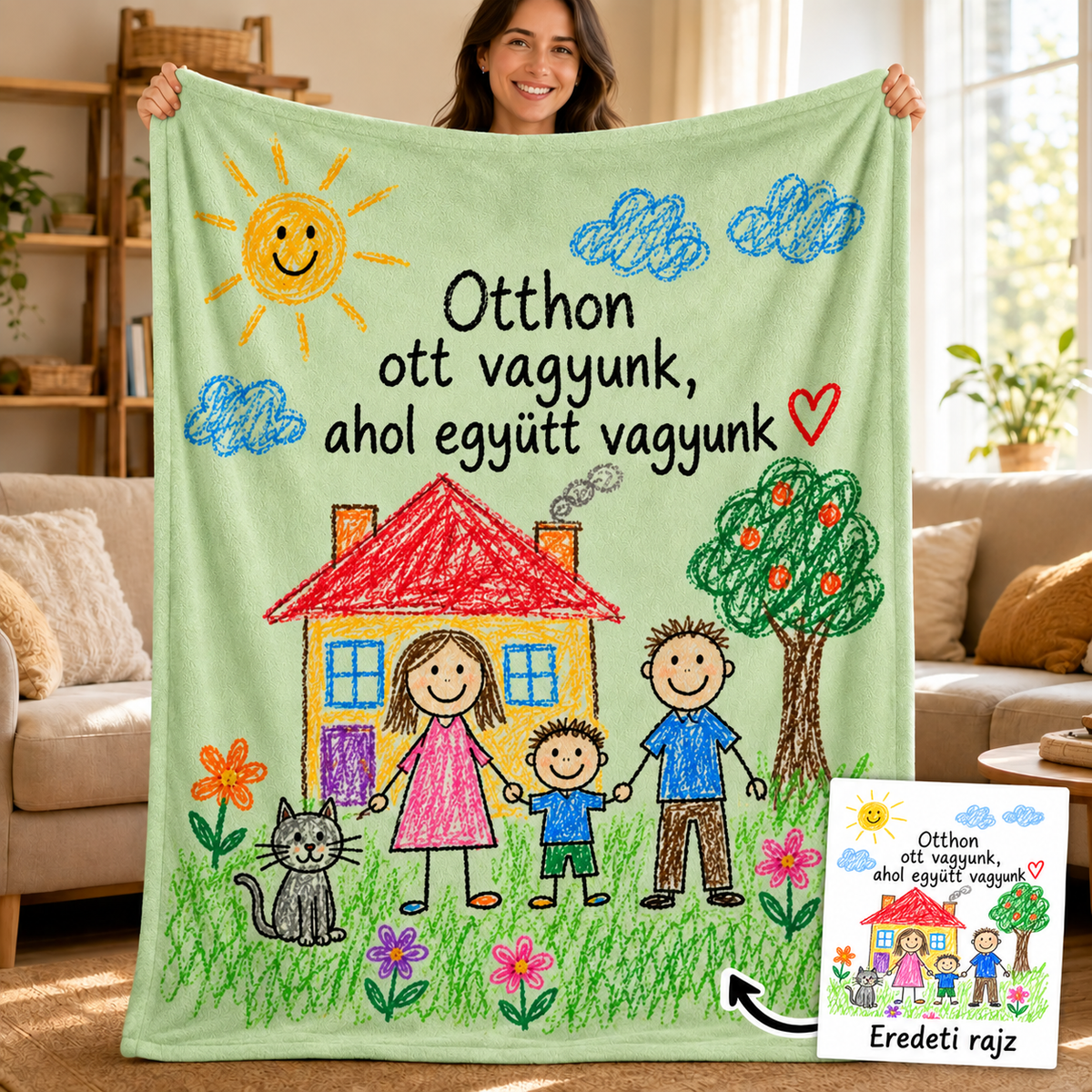 EmlékÖlelő – Egyedi Fényképes Takaró